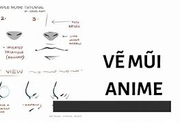 Cách Vẽ Mũi Anime Nữ Đơn Giản