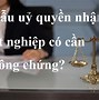 Giấy Ủy Quyền Nhận Bằng Tốt Nghiệp File Word